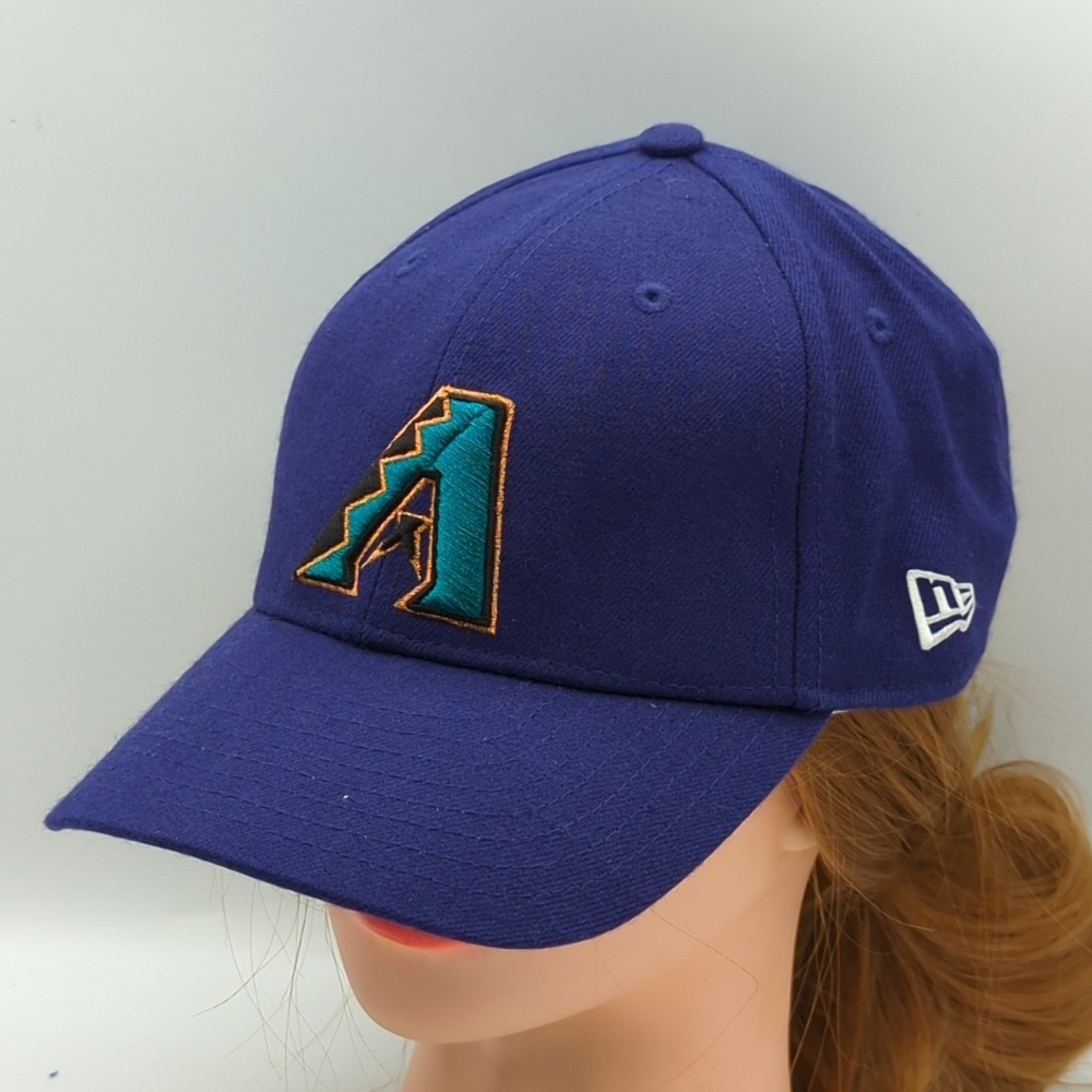Arizona Diamondbacks New Era MLB Strapback Hat Purple Teal Copper Logo Wool Cap